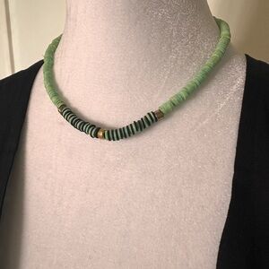 Green Beaded Necklace
